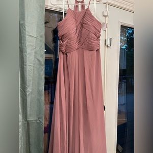 Azazie Ginger in vintage mauve -never worn, new with tags!